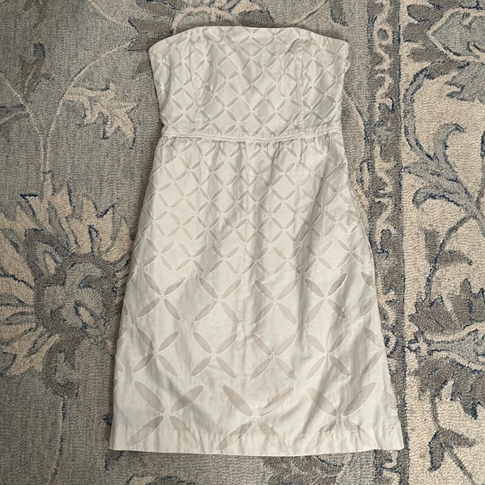 Lovely little strapless J. Crew dress